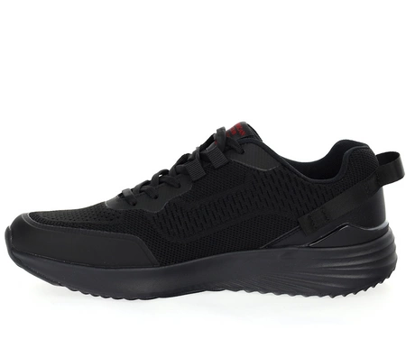 Czarne lekkie adidasy męskie oddychające American Club