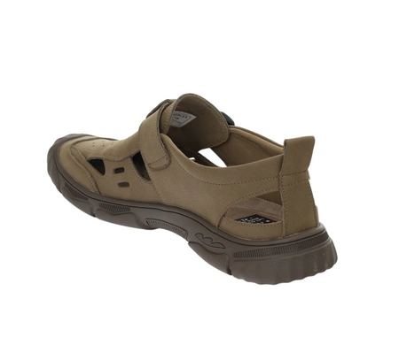 Oddychające półbuty męskie na lato sandały zabudowane American Club