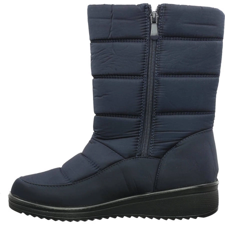 Wysokie śniegowce damskie trzewiki zimowe NEWS