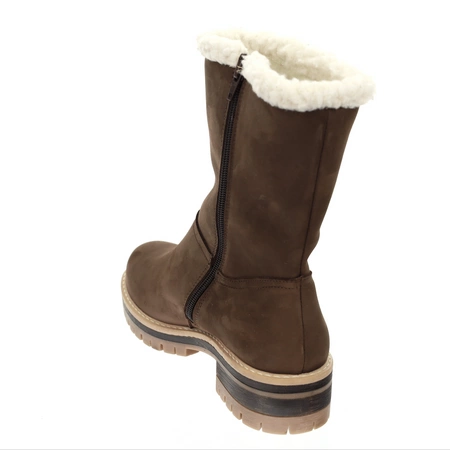 Ciepłe kozaki damskie śniegowce ocieplane wełną Polskie Gino Fabiani