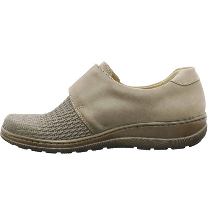 Beżowe półbuty skórzane damskie Helios 382