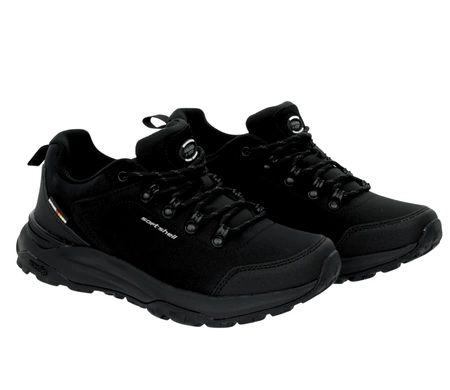 Czarne adidasy męskie z membrana softshell i komfortową wkładką MEMORY Foam Oryginalne American Club