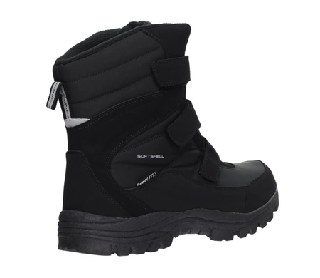 Męskie wysokie śniegowce na rzepy wodoodporne softshell American Club