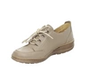 Skórzane półbuty damskie szyte komfortowe beżowe Helios model 408