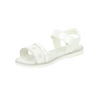 Białe eleganckie sandały dla dziewczynki ze skórzaną wkładką American Club