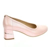  Czółenka damskie skórzane w kolorze perłowo/różowym Gino Fabiani