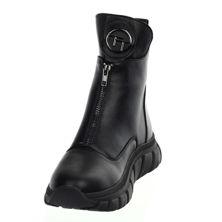 Czarne adidasy damskie botki sportowe Jezzi