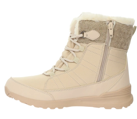 Eleganckie śniegowce damskie z membraną wodoodporną ocieplone futerkiem American Club