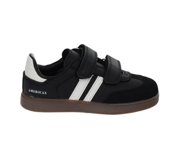 Adidasy dziecięce na rzepy skóra ekologiczna kauczukowa podeszwa SAMBA American Club