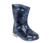 Niebieskie kalosze dziecięce dla chłopca gumowce wysokie