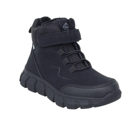 Buty zimowe dla chłopca na rzepy z odblaskami