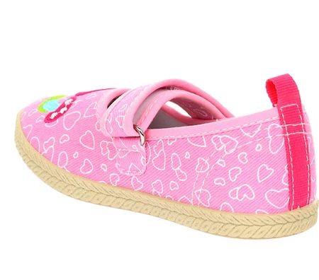 Różowe dziecięce baleriny na rzep w małych rozmiarach American Club