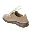 Skórzane półbuty damskie szyte komfortowe beżowe Helios model 408