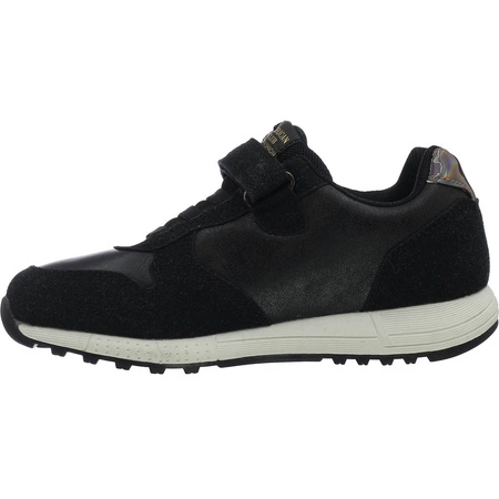 Adidasy dziecięce na rzepy czarne na białej podeszwie American Club