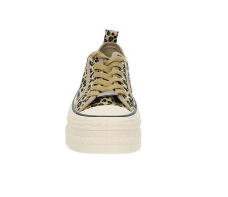 Trampki damskie na platformie panterka lampard NEWS