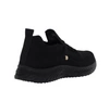 Lekkie czarne adidasy damskie slip-on z siatki NEWS