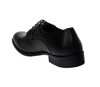 Czarne półbuty męskie eleganckie garniturowe UNISOFT