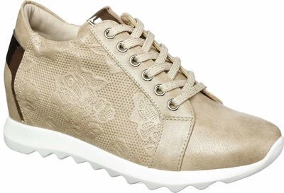 Półbuty damskie beżowe sportowo eleganckie Jezzi ASA170-1