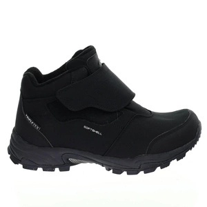 Czarne buty zimowe męskie na rzep wodoodporne American Club