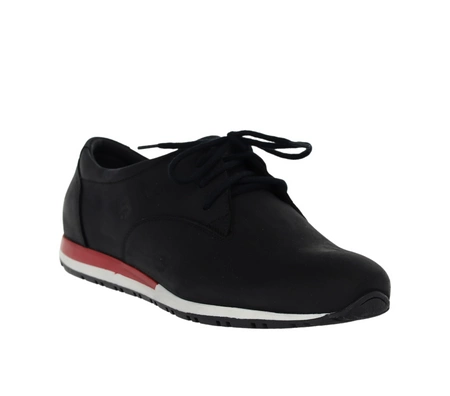 Wygodne półbuty męskie skórzane elegancko-sportowe McBraun