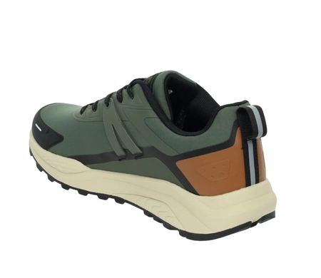 Zielone adidasy męskie trekkingowe z odblaskami wodoodporne Mc Braun