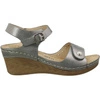 Sandały komfortowe na koturnie Jezzi 9SD98-0980 GREY