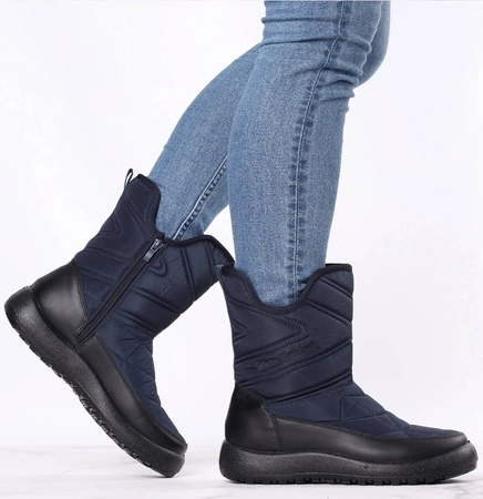 Wysokie śniegowce damskie z membraną wodoodporną Jezzi