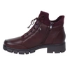 Bordowe buty zimowe damskie na zamek eleganckie i wygodne Jezzi