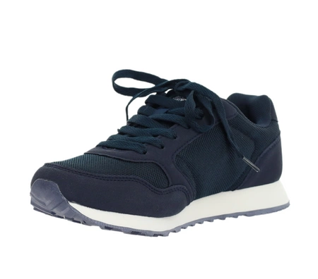 Granatowe adidasy oddychające na białej podeszwie American Club