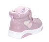 Różowe buty zimowe dla dziewczynki na rzepy ciepłe i tanie American