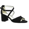 Sandały damskie czarne zamszowe z paskami Azali - Produkt Polski