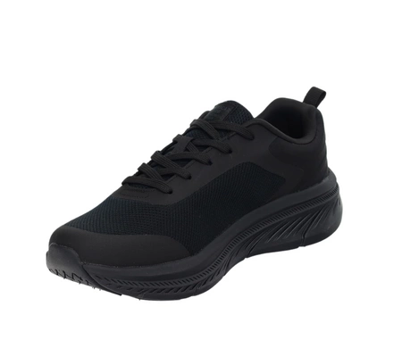 Czarne adidasy męskie z profilowaną miękką wkładką buty do biegania American Club