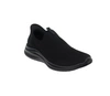 Czarne adidasy męskie z tkaniny wsuwane slip-on American Club