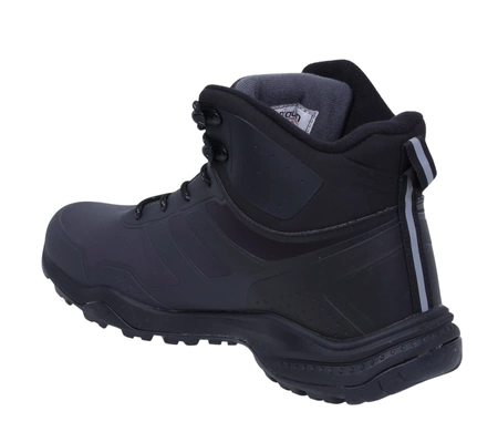 Szare wytrzymałe buty zimowe męskie z membraną McBraun