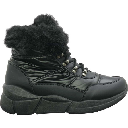 Sneakersy z futerkiem śniegowce damskie NEWS 22SN26-5002