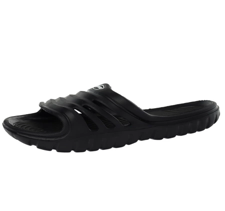 Czarne klapki męskie basenowe piankowe w nadwymiarach American Club