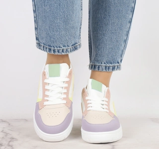 Kolorowe snekaresy damskie na grubej podeszwie adidasy Mc Braun