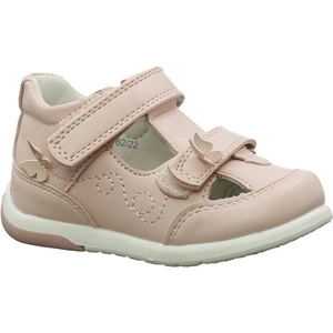 Pełne sandały dziewczęce pudrowy róż American Club