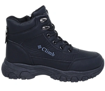 Wysokie buty zimowe młodzieżowe dla chłopca trzewiki NEWS