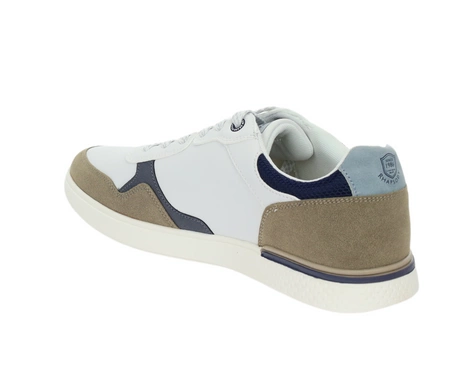 Białe adidasy męskie wygodne z profilowaną wkładką memory foam American Club