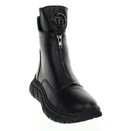 Czarne adidasy damskie botki sportowe Jezzi