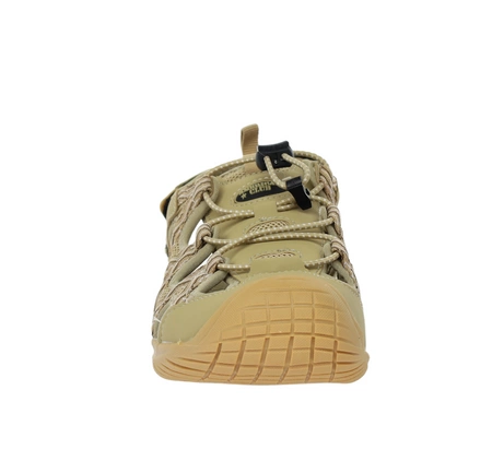 Zabudowane sandały damskie z gumowym noskiem trekkingowe górskie American Club