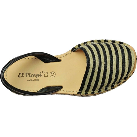 Sandały damskie espadryle na platformie El Pimpi 12427