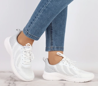 Szare adidasy damskie lekki buty do biegania z miękką wkładką American Club