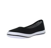 Czarne baleriny sportowe na białej podeszwie czeszki  American Club