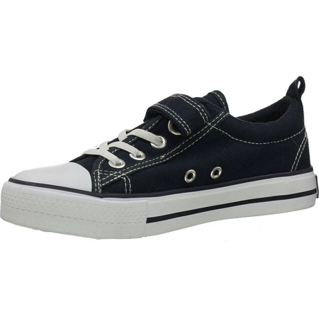 Granatowe trampki dziecięce na rzepy szkolne American Club