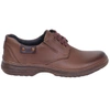 Brązowe skórzane półbuty męskie eleganckie porządne Activ