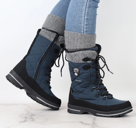 Wysokie śniegowce damskie z membraną softshell American Club