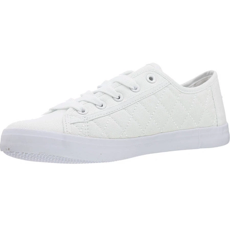 Białe trampki damskie pikowane szkolne tenisówki American Club