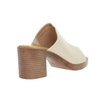 Eleganckie klapki na szerokim drewnianym obcasie Jezzi